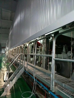 500T / Linea di produzione del cartone ondulato di D strato della macchina di Kraft della macchina continua per carta doppio