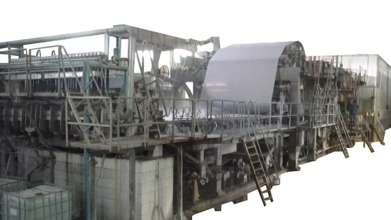 Macchina 40g/m2 di fabbricazione di carta del rotolo enorme A4 2400 millimetri di paglia di frumento