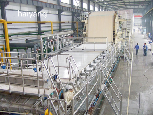 l'alta velocità della macchina di fabbricazione di carta del cartone ondulato di 2200mm ha riciclato 60m/min