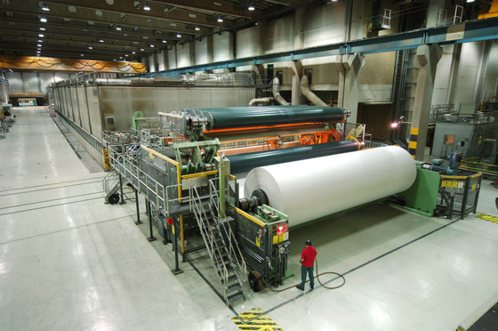 300m / Min Toilet Paper Making Machine 3500 millimetri di rotolo enorme
