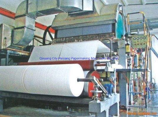 macchina di fabbricazione di carta A4 di 1092mm-4200mm carta straccia che ricicla 50-100T