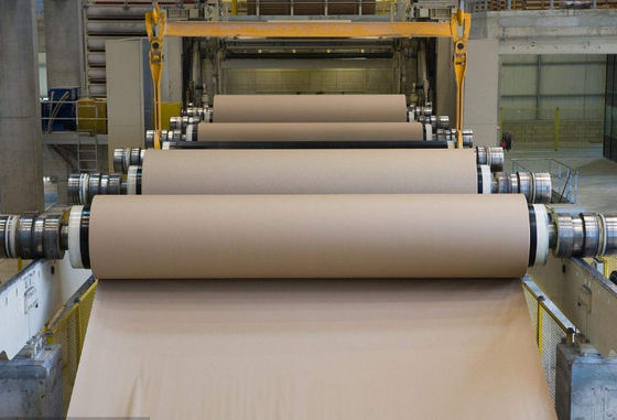 Macchinario di fabbricazione sezionale di carta kraft di 120gsm 1600mm