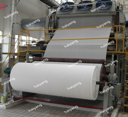 la stampatrice di carta del tovagliolo di 1800mm ha riciclato la macchina di carta della carta velina della macchina del raffinatore