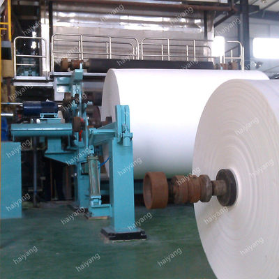 rotolo di riciclaggio di carta velina della toilette del rotolo enorme della polpa 6T/D di 1575mm e di carta straccia che fa macchina