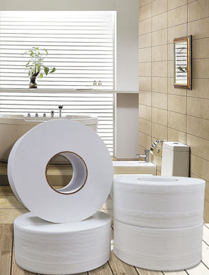 Carta velina impressa e perforata automatica della toilette che rende riavvolgere macchina di carta