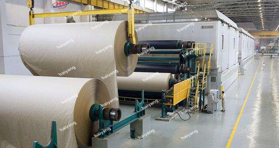 Macchine per il riciclaggio della carta di scarto Kraft Paper Machinery Production Line Cartone marrone