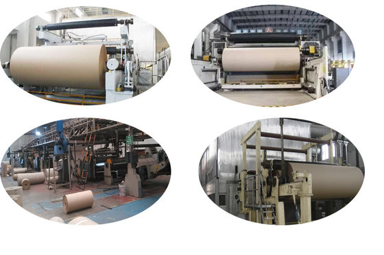 Linea di produzione di fabbricazione residua della macchina di carta kraft riciclaggio ondulato 5200mm