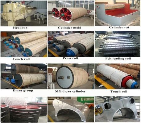 Linea di produzione della pasta di cellulosa di carta per macchina di fabbricazione di carta di 60TPD Kraft Testliner