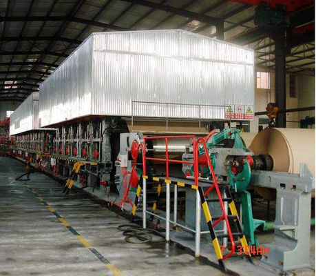 100 m/min Macchine per la fabbricazione di carta Kraft 3400 mm 50 T/D Per la riproduzione