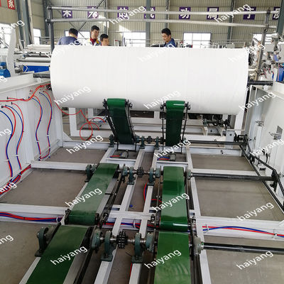 Vendite della fabbrica che riavvolgono la macchina di carta di riavvolgimento della taglierina/goffratrice ad alta velocità di Rewinder della carta velina della toilette