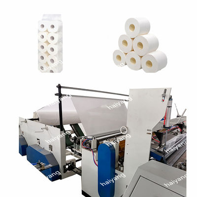 Rotoli della carta velina della cucina dei rotoli di carta igienica che fabbricano fendendo il macchinario di riavvolgimento