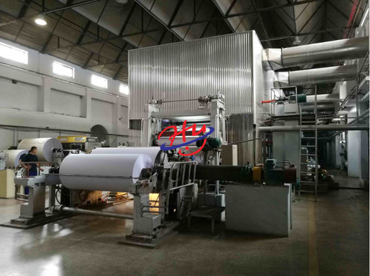 macchina di fabbricazione di carta A4 di 5400mm polpa di bambù/polpa 550m/min della bagassa