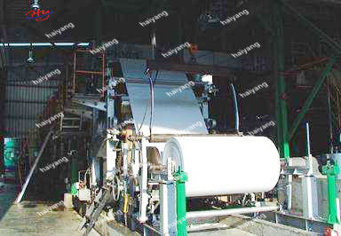 Linea di produzione per la carta igienica Rolls 2800MM, carta igienica 15Tons/8H che fa macchina