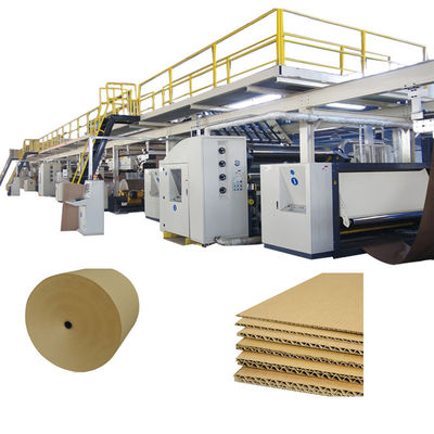 3200mm hanno ondulato la macchina 200g di fabbricazione di carta/essiccatore di m2 multi