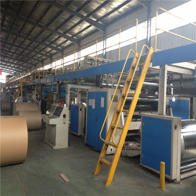 Linea di produzione di carta del rotolo enorme del contenitore di cartone del cartone ondulato del duplex
