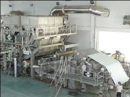 macchina di fabbricazione di carta della bagassa del tessuto 15t/D con il cilindro di vuoto